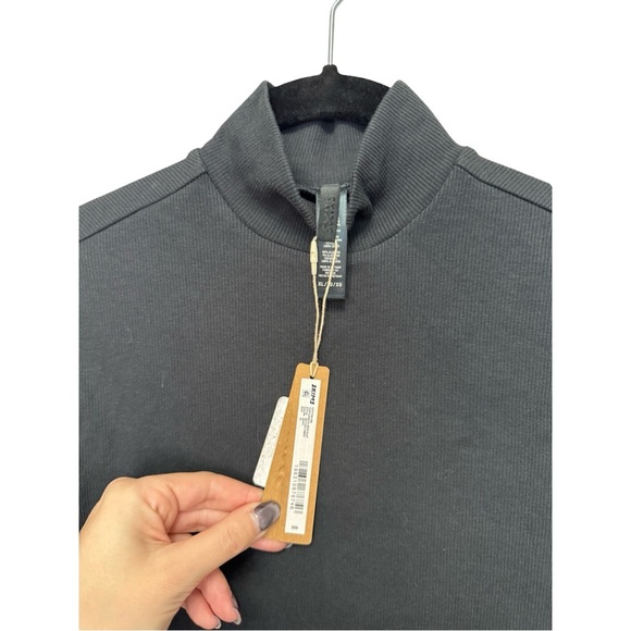 NWT! SKIMS Mock Neck Ribbed Black Thong Bodysuit (XLarge) - Picture 2 of 6